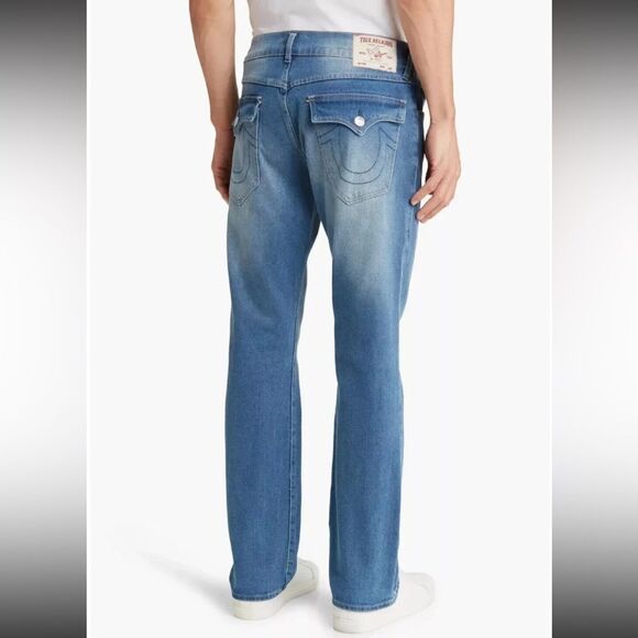 True Religion Men's Men's Ricky Straight Flap JeansMedium Maze Runner size‎ 34